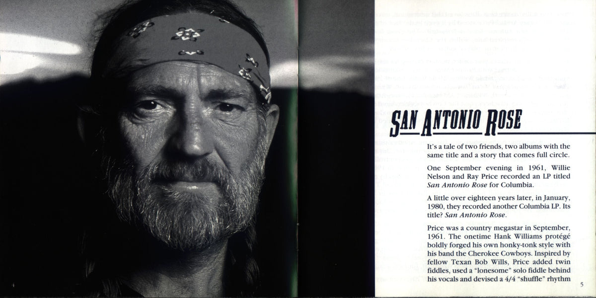Willie Nelson & Ray Price – San Antonio Rose (CD)