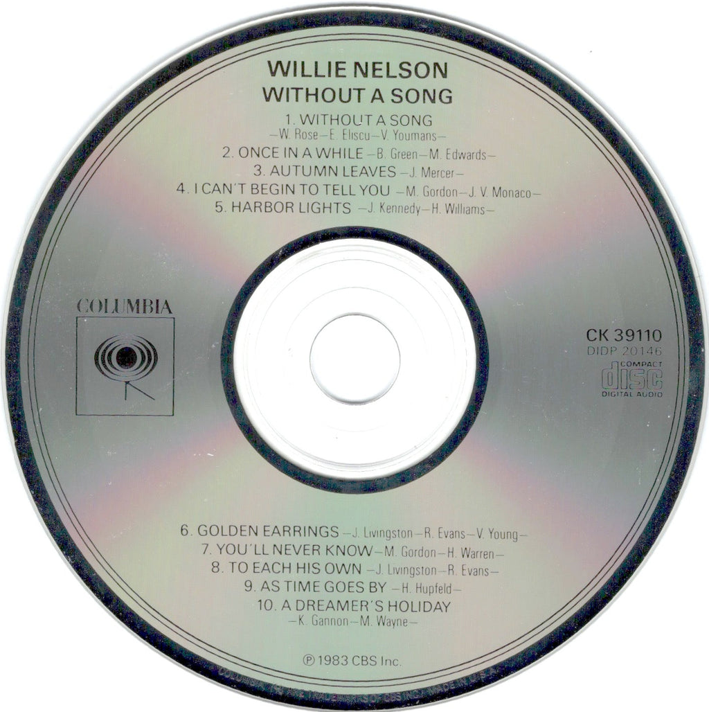 Willie Nelson – Without a Song (CD)