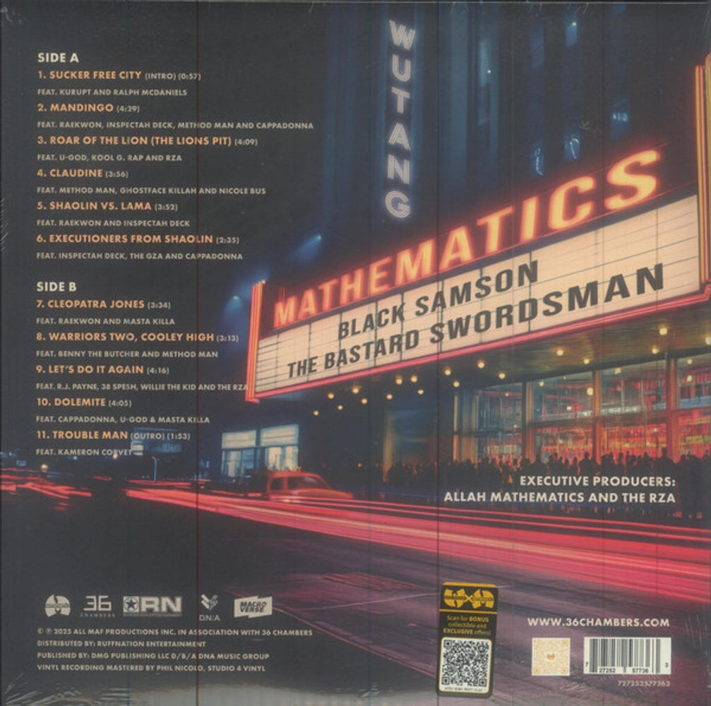 Wu-Tang & Mathematics – Black Samson, The Bastard Swordsman: Wu-Tang, The Saga Continues Collection (LP Vinyl)