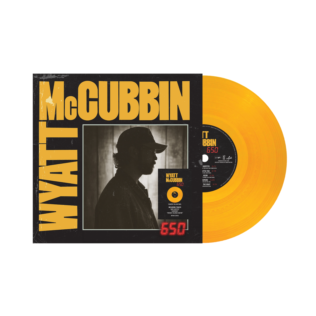 Wyatt McCubbin – 650 (Country Yellow LP Vinyl)