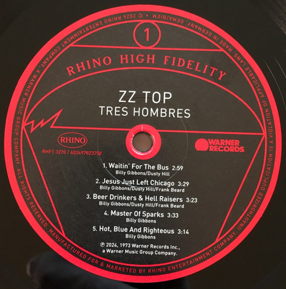 ZZ Top – Tres Hombres (LP Vinyl)