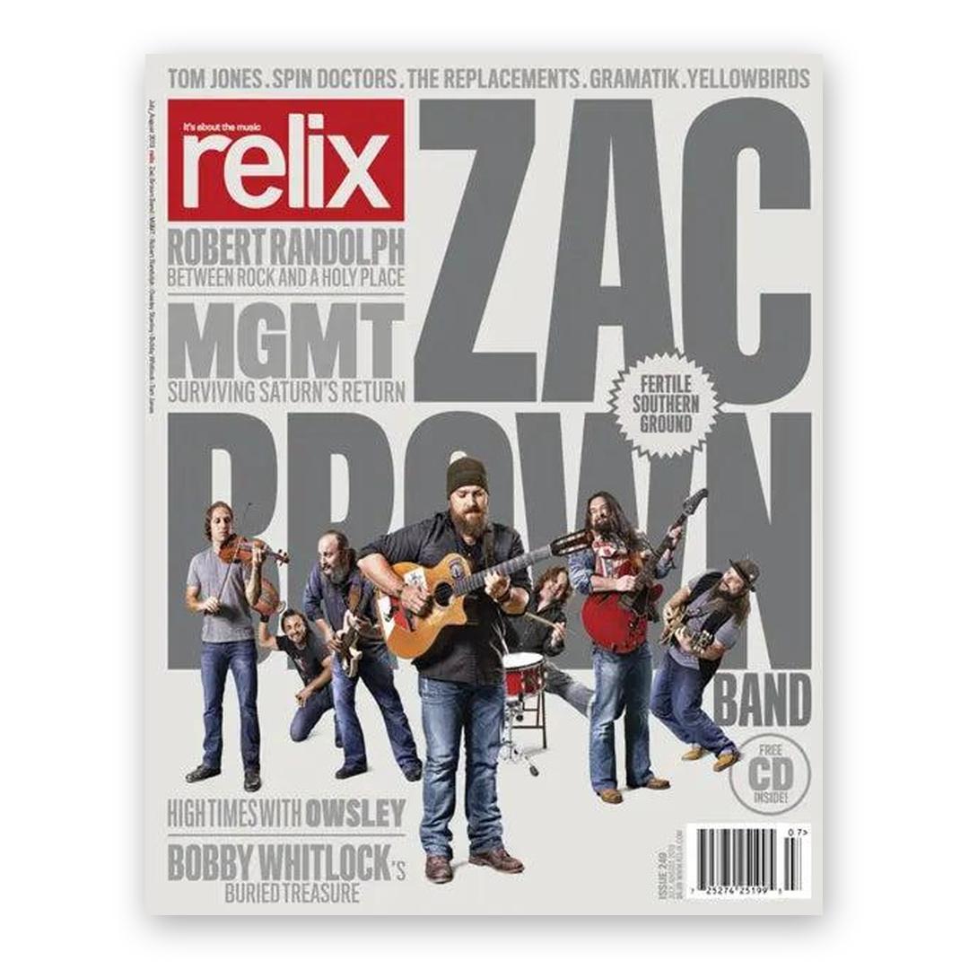 Zac Brown Band - July/August 2013 Relix Issue