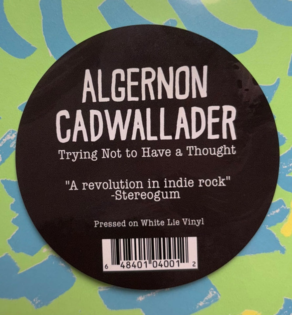 Algernon Cadwallader	 – Trying Not to Have a Thought (CD)