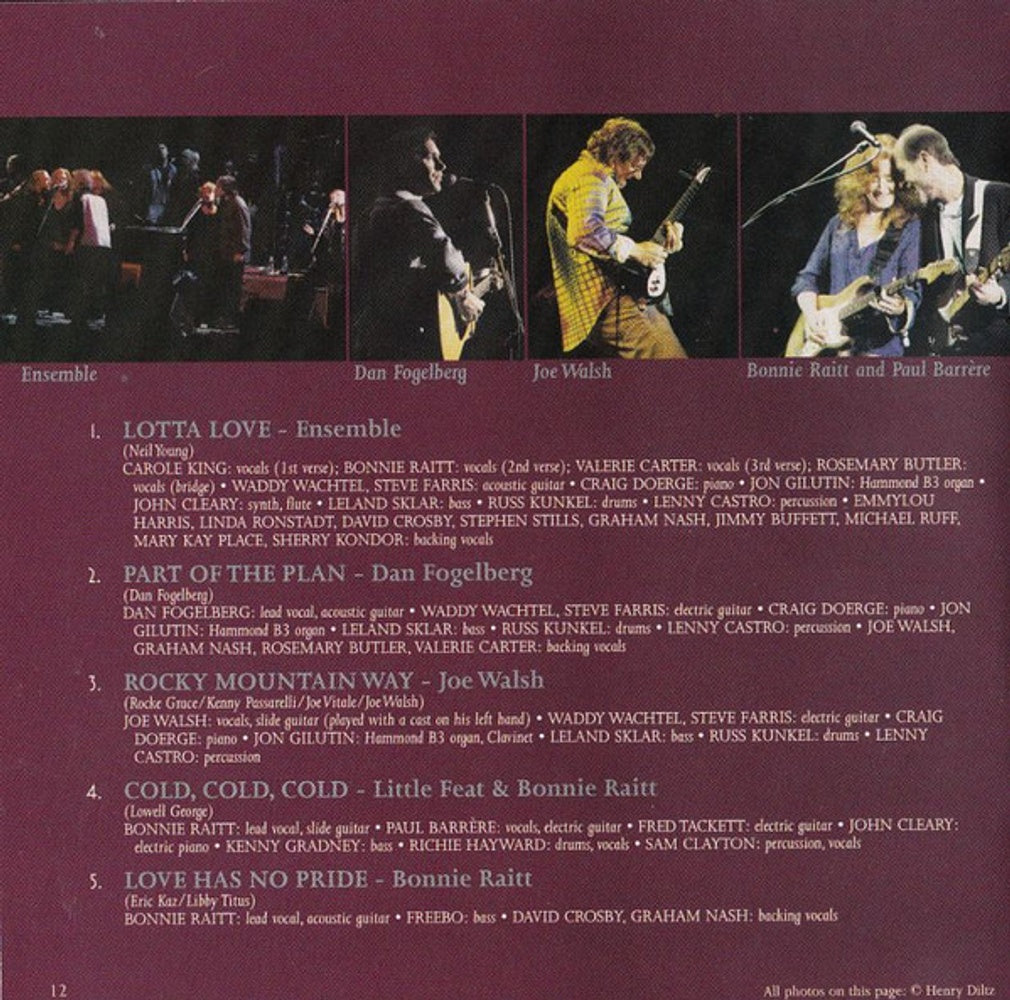 Tribute To Nicolette Larson – Lotta Love Concert (CD)