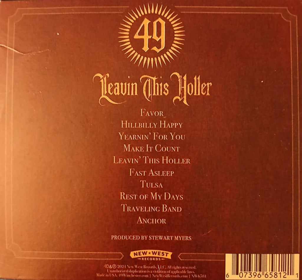 49 Winchester – Leavin' This Holler (CD)