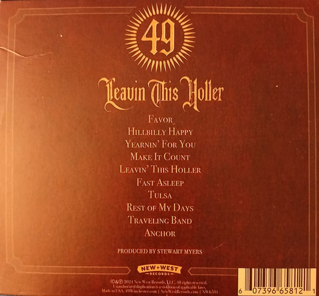 49 Winchester – Leavin' This Holler (CD)
