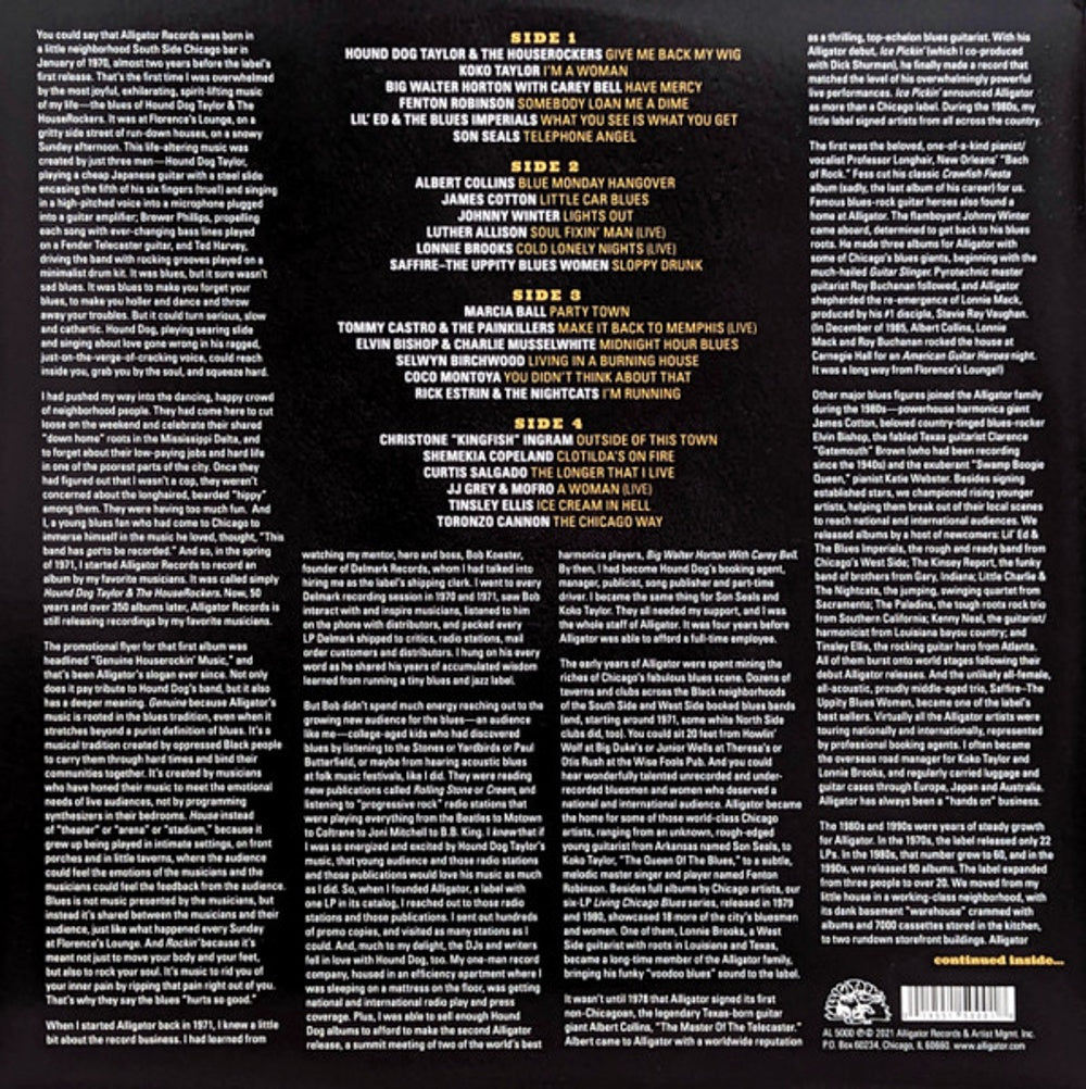 Alligator Records - 50 Years Of Genuine Houserockin' Music (2-LP Vinyl)