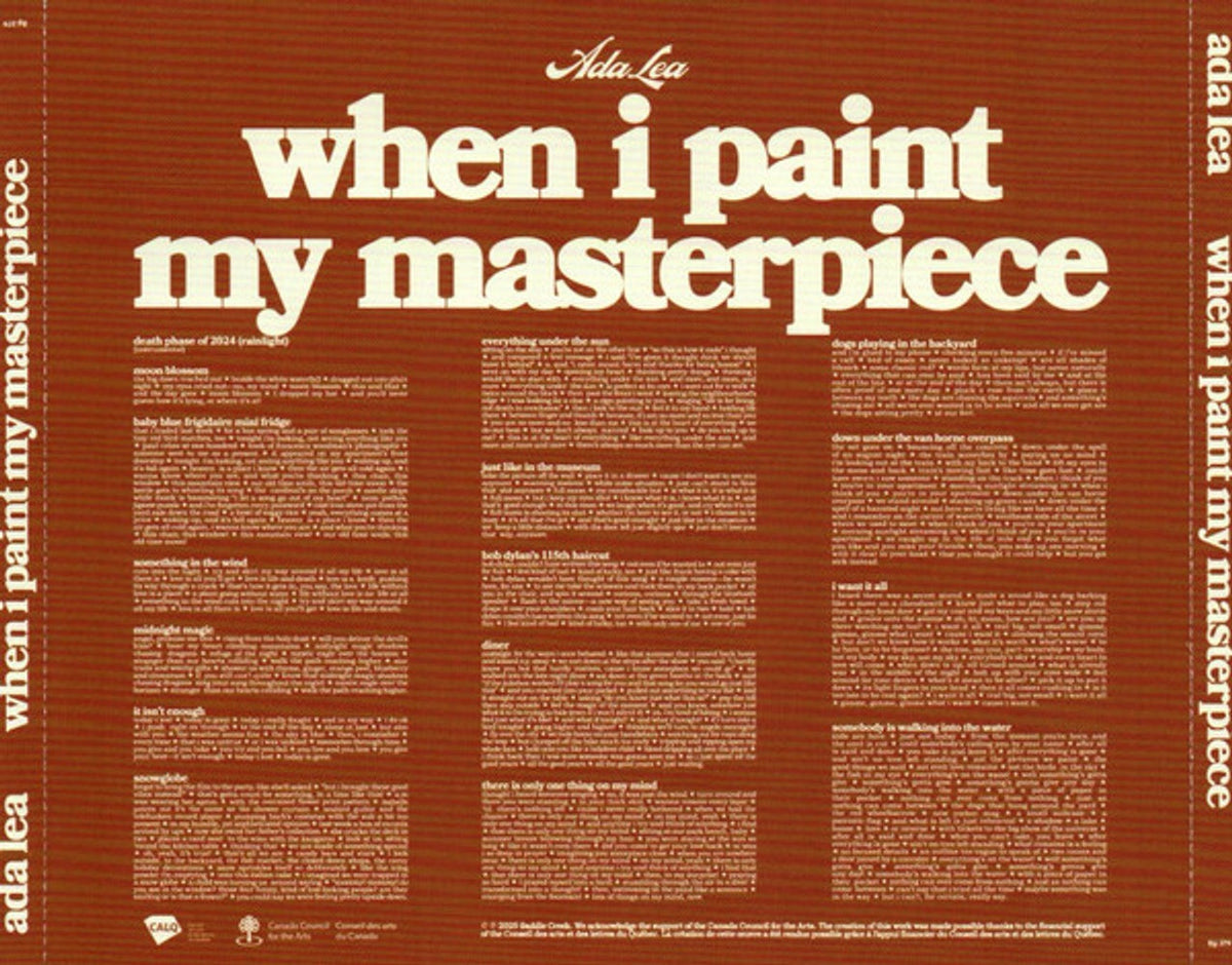 Ada Lea – When I Paint My Masterpiece (CD)