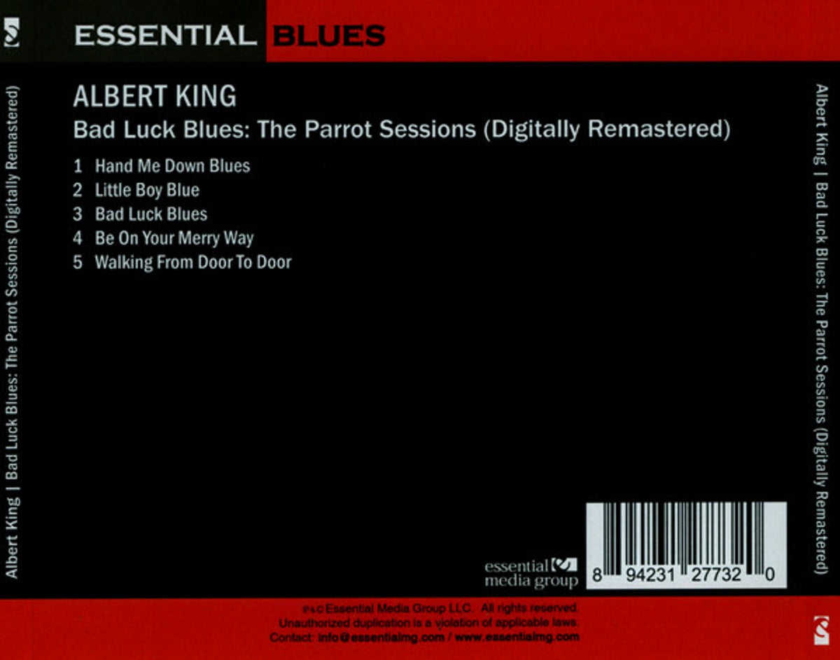 Albert King – Bad Luck Blues: The Parrot Sessions (CD)