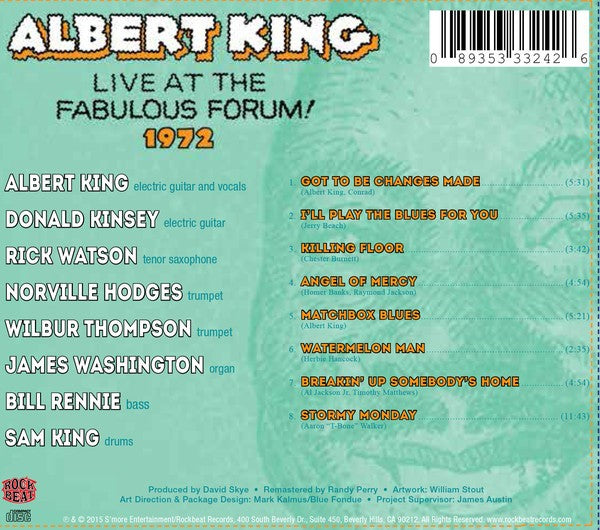 Albert King – Live Fabulous Forum 1972 (CD)