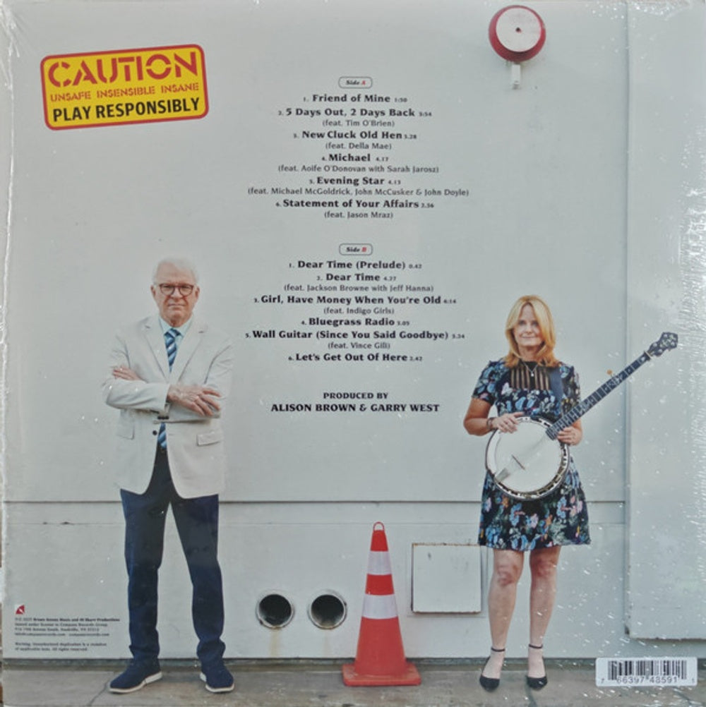 Alison Brown & Steve Martin – Safe Sensible & Sane (Red 2-LP Vinyl)