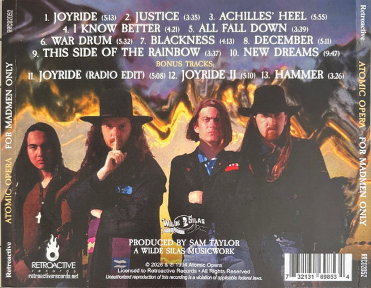 Atomic Opera – For Madmen Only (CD)