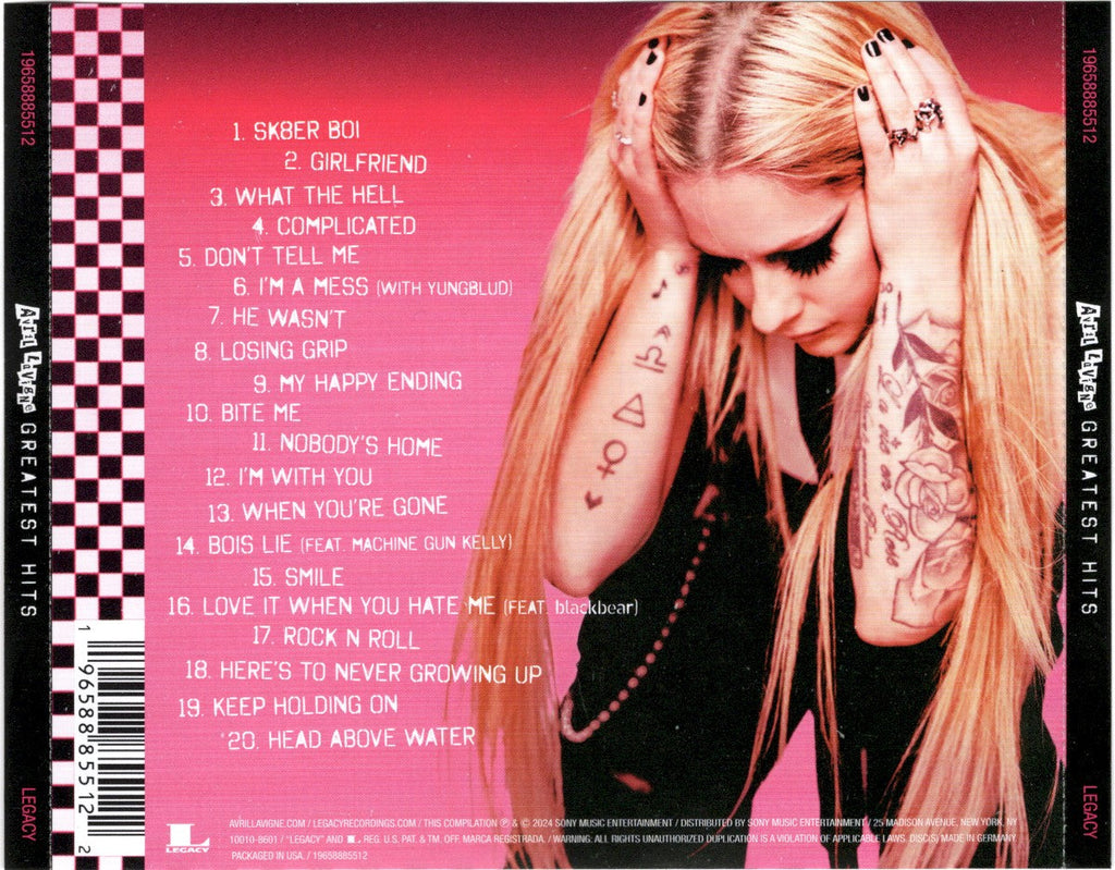 Avril Lavigne – Greatest Hits (CD) | Consequence Store – Consequence Merch