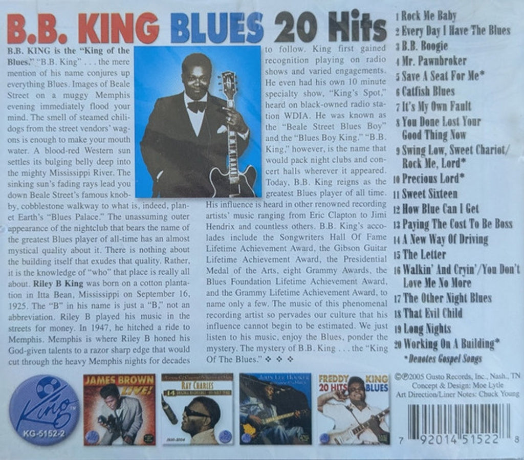 B.B. King – Blues 20 Hits (CD)