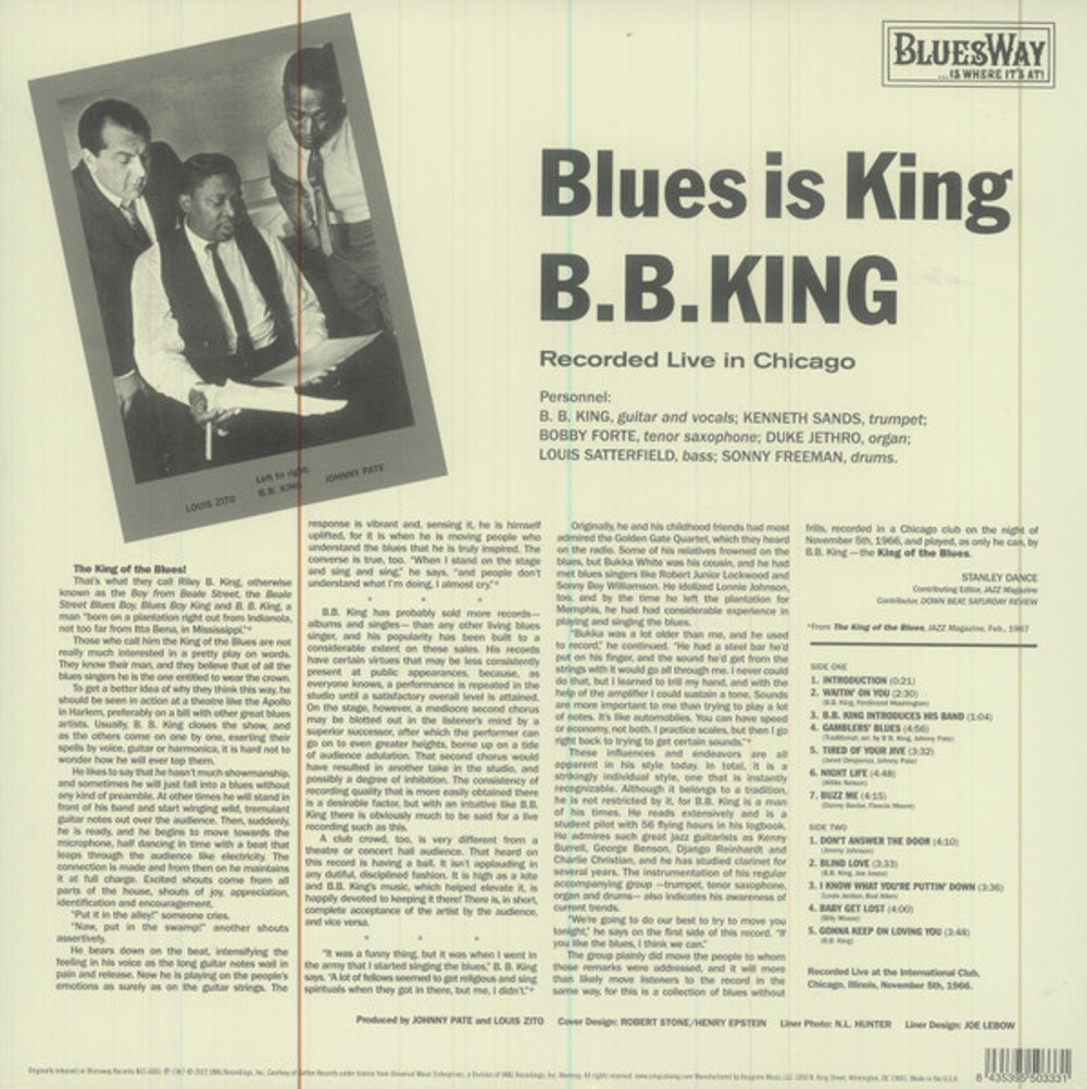 B.B. King – Blues Is King (LP Vinyl)