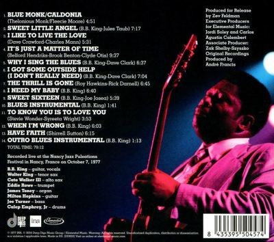 B.B. King – In France: Live At The 1977 Nancy Jazz Pulsations (CD)