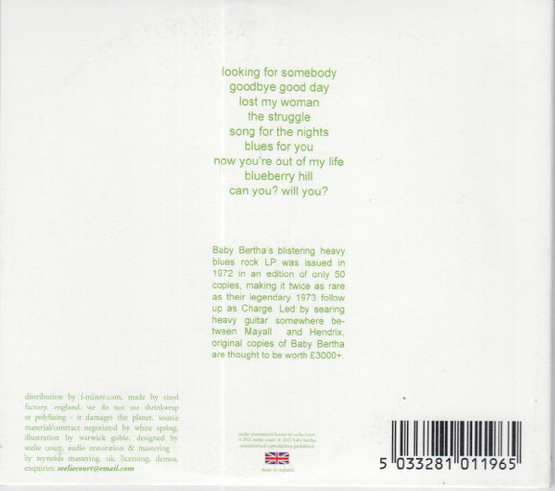 Baby Bertha – Just The Beginning (CD)