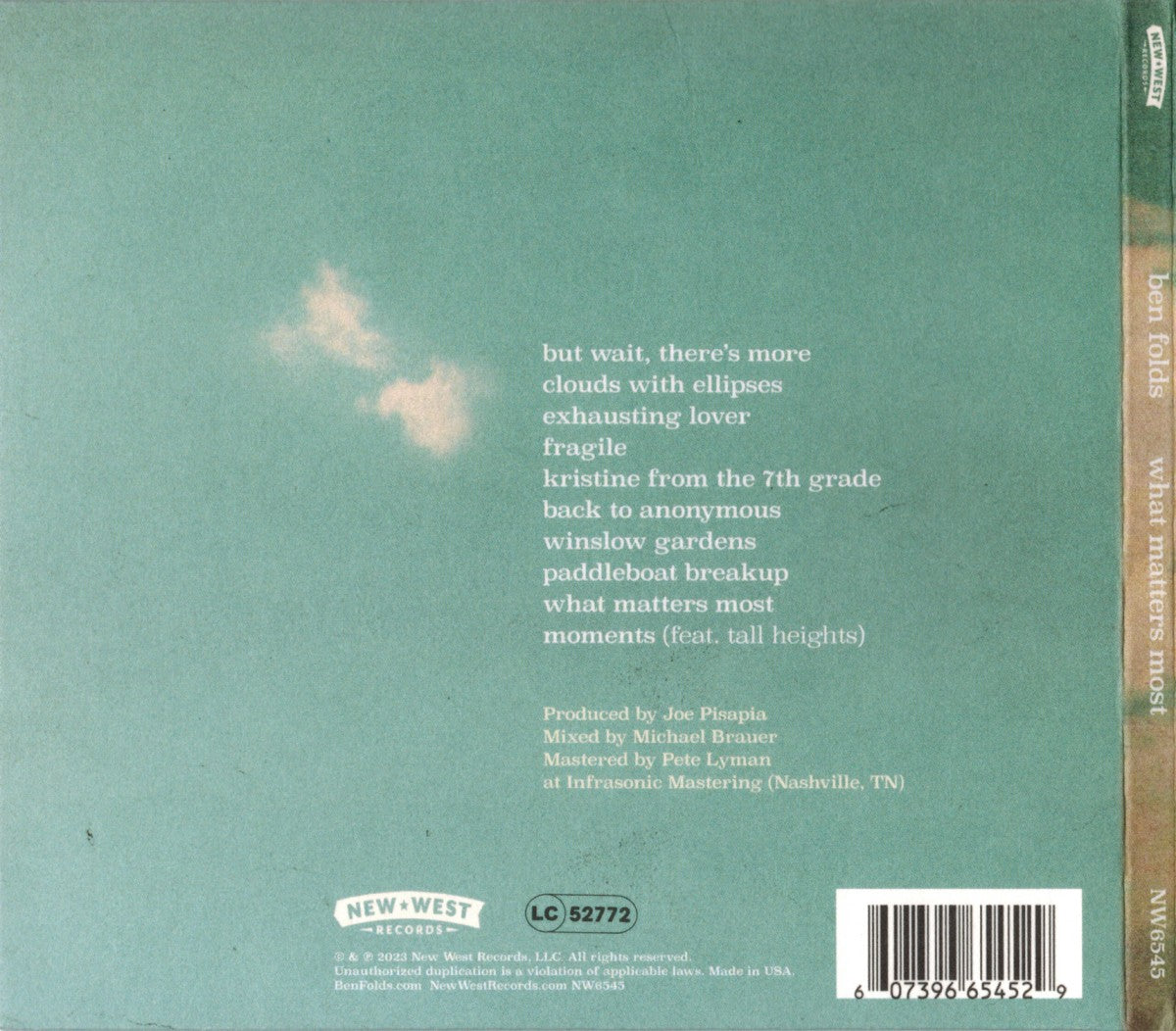 Ben Folds – What Matters Most (CD)