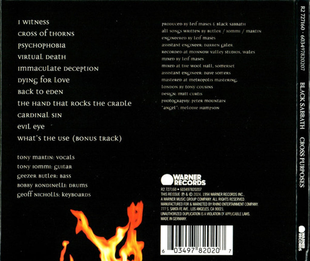 Black Sabbath – Cross Purposes (CD)