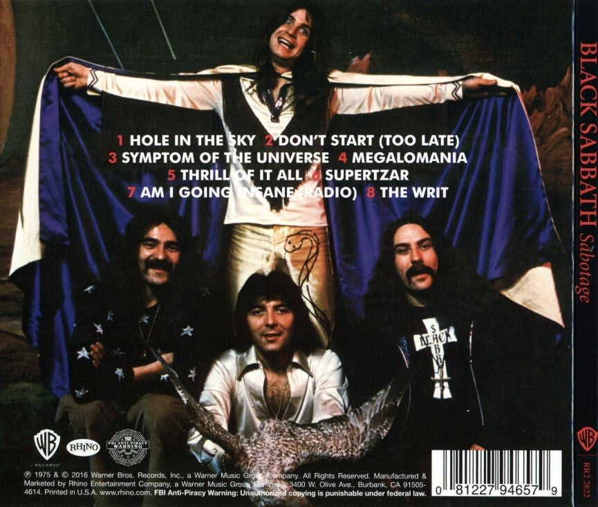 Black Sabbath – Sabotage (CD)