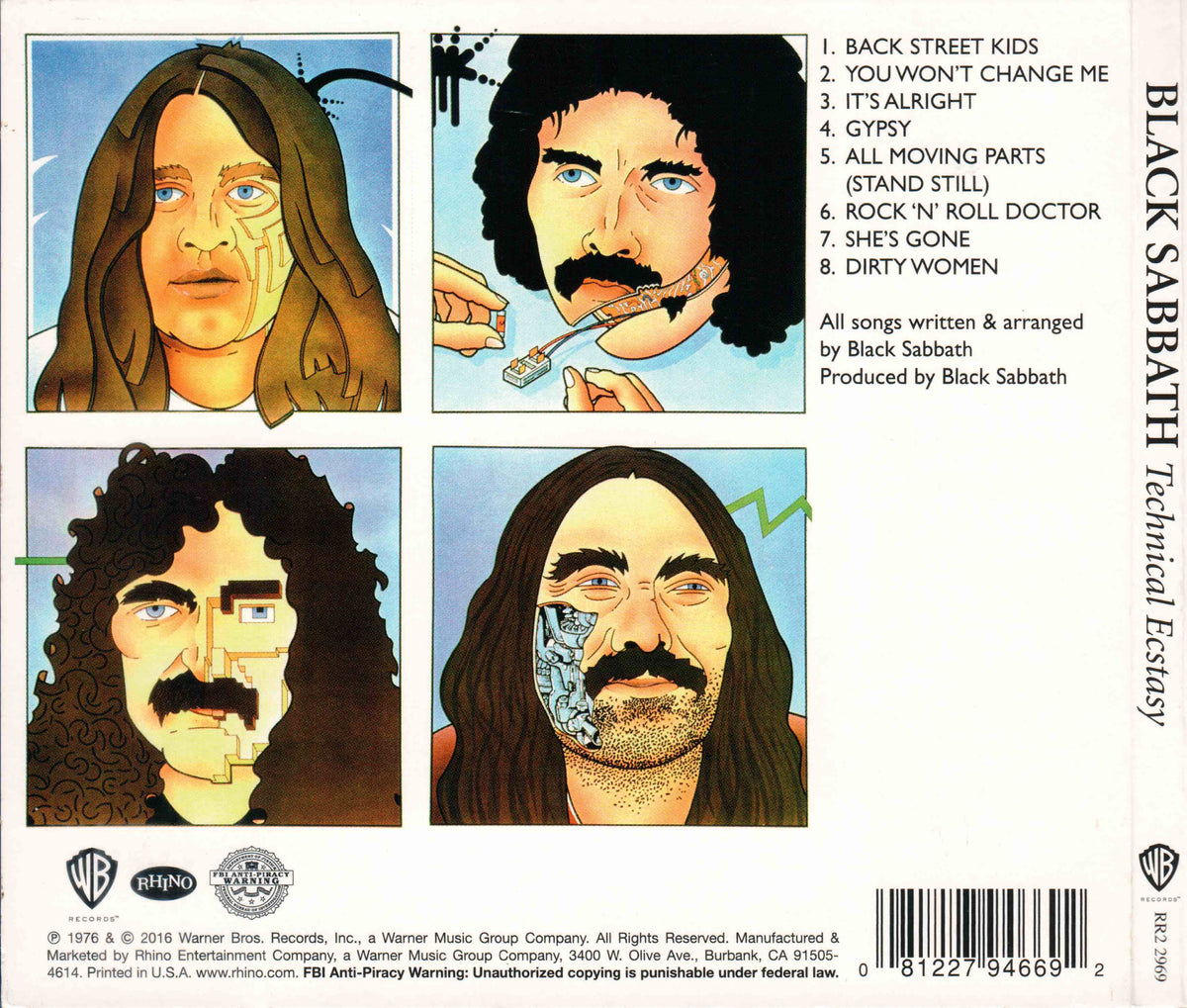 Black Sabbath – Technical Ecstasy (CD)
