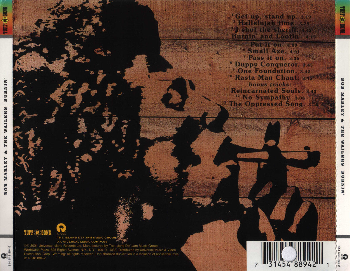 Bob Marley & The Wailers – Burnin (CD)