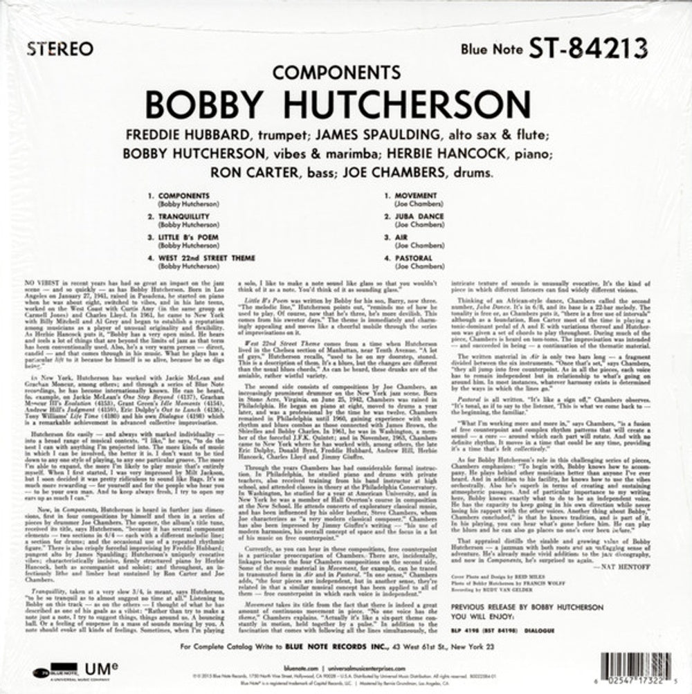 Bobby Hutcherson – Components (LP Vinyl)