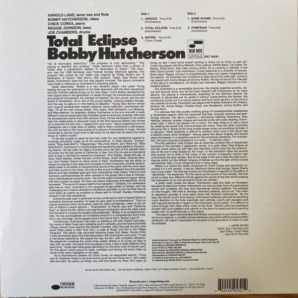 Bobby Hutcherson – Total Eclipse (LP Vinyl)