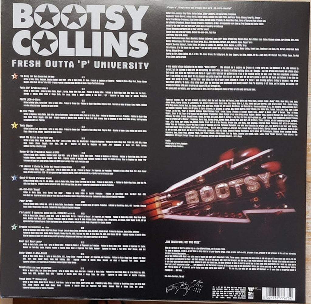 Bootsy Collins – Fresh Outta P University (2-LP Vinyl)