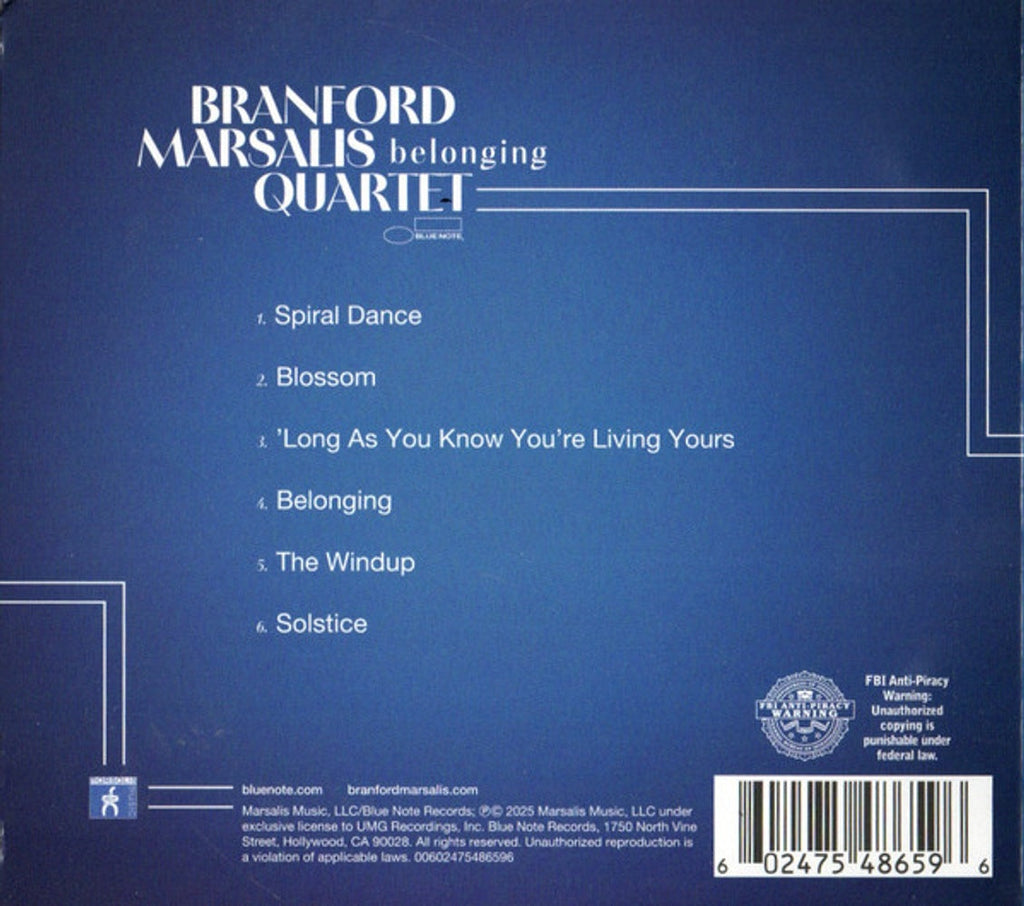 Branford Marsalis Quartet – Belonging (CD)