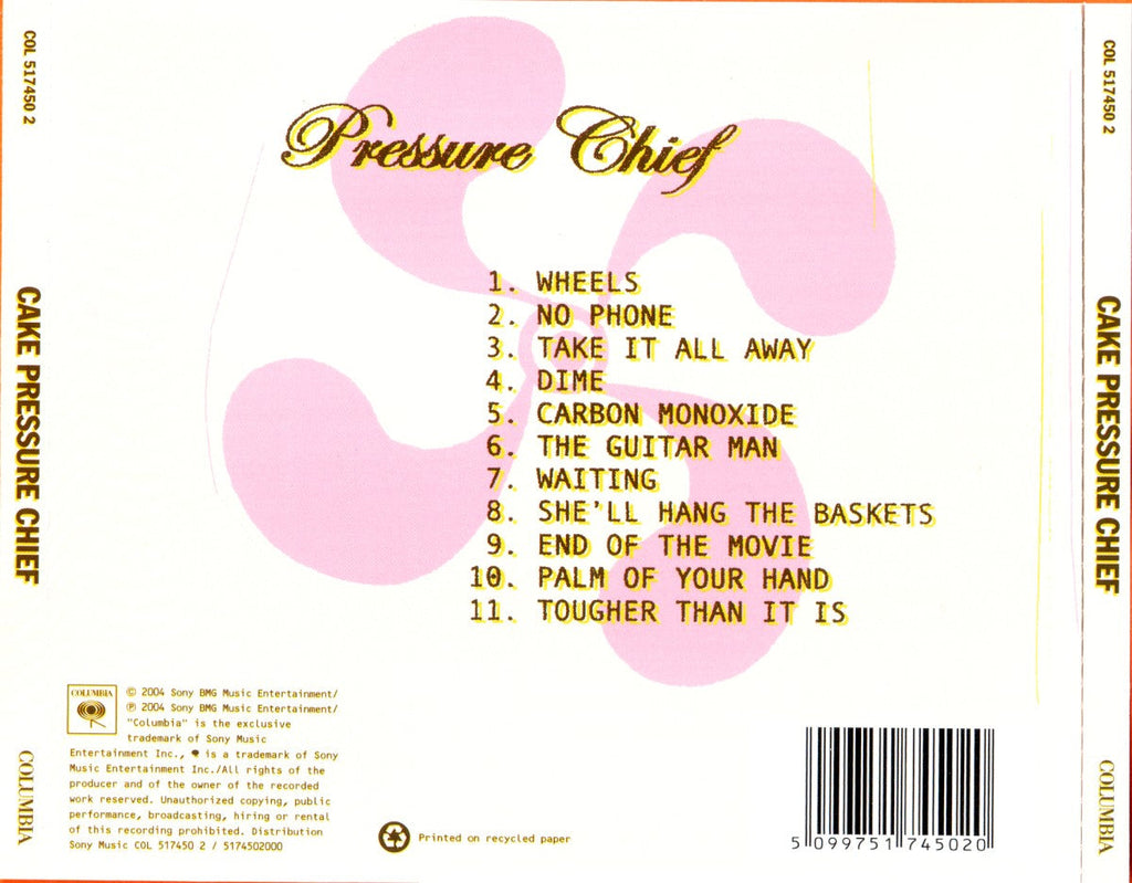 CAKE – Pressure Chief (LP Vinyl)