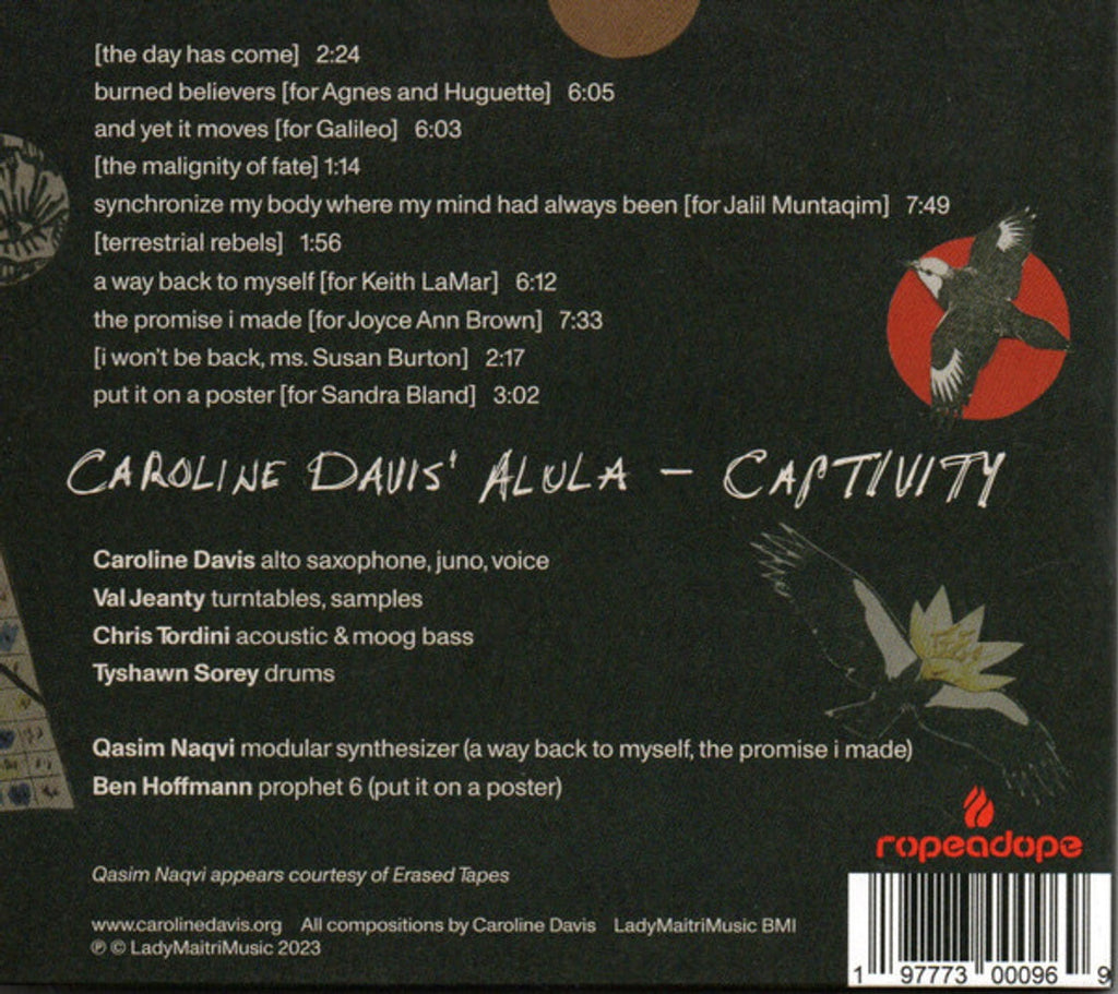 Caroline Davis – Alula: Captivity (CD)