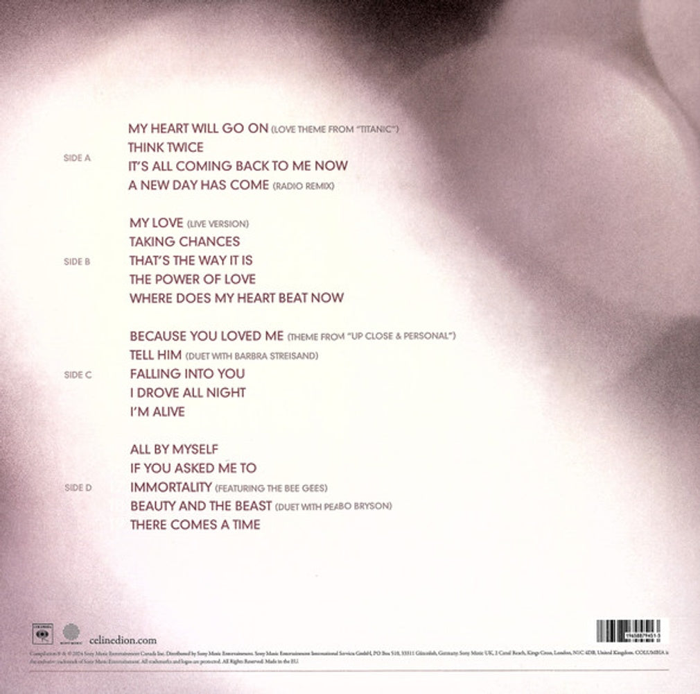 Celine Dion – MY LOVE Essential Collection (2-LP Vinyl)