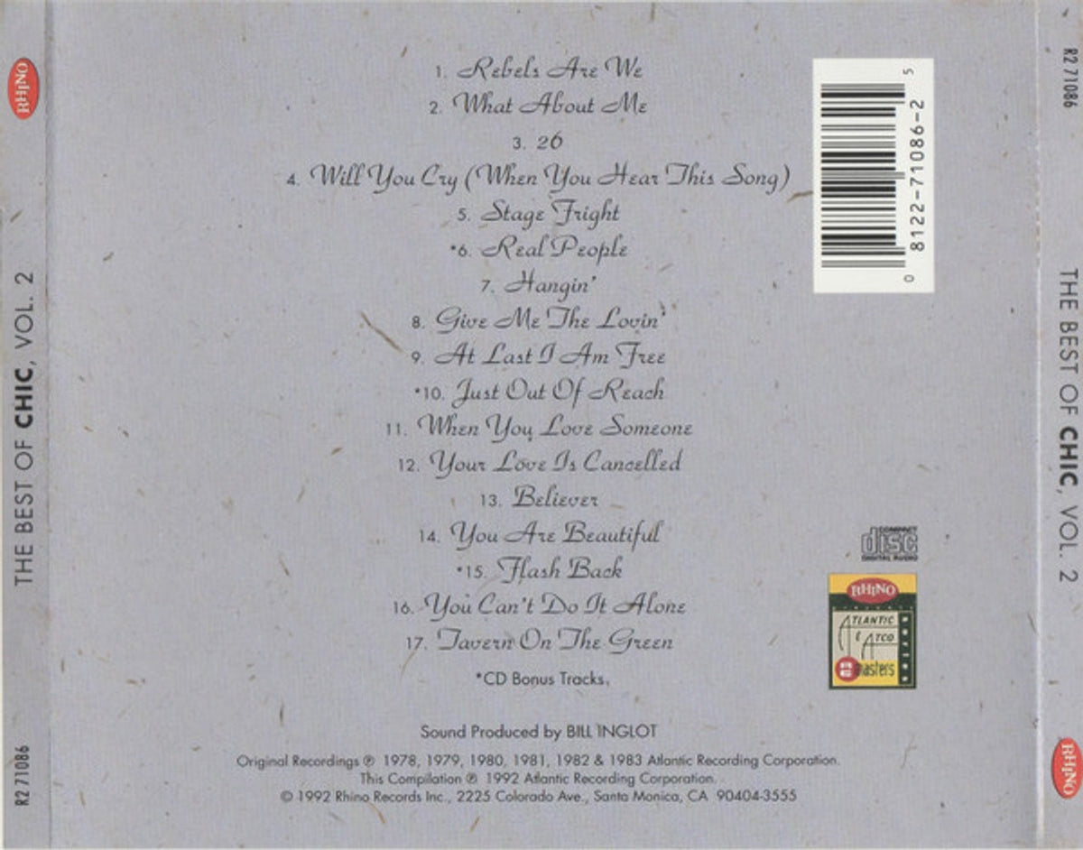 Chic – Best of Chic 2 (CD)