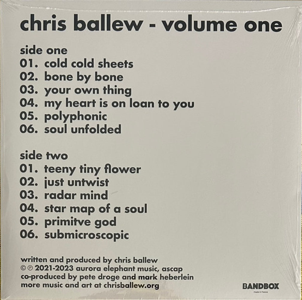 Chris Ballew – Volume One (LP Vinyl)