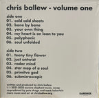 Chris Ballew – Volume One (LP Vinyl)