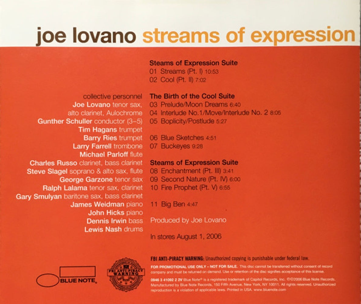 Joe Lovano Ensemble – Streams of Expression (CD)