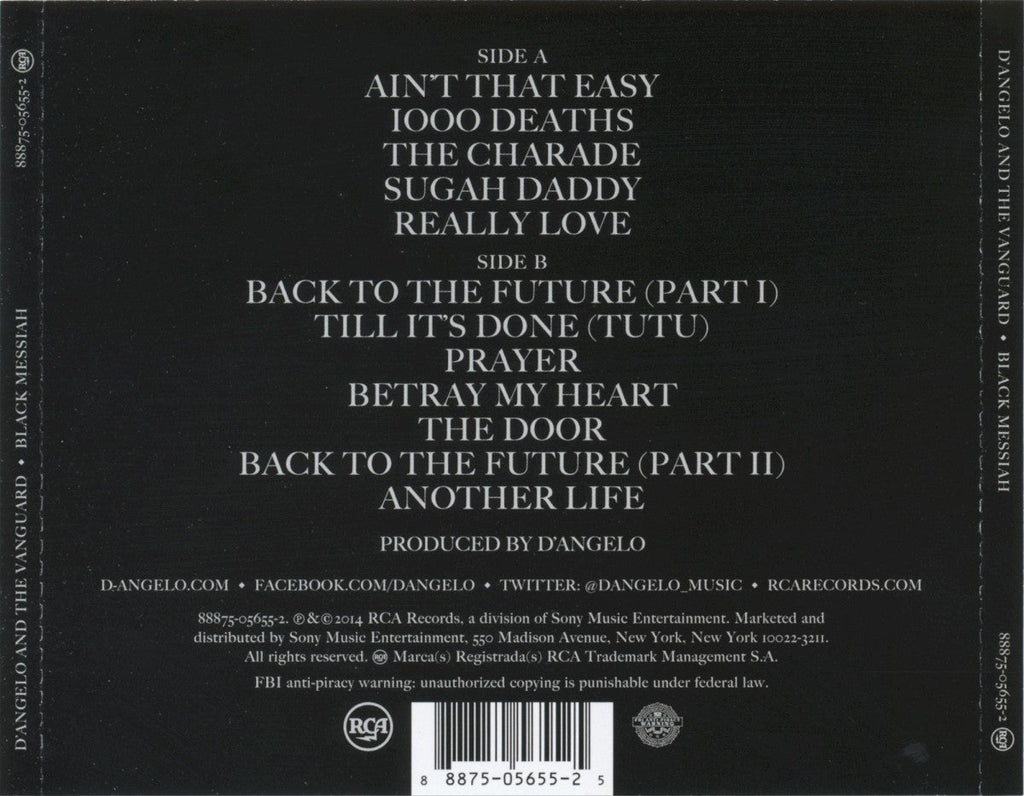 D'Angelo – Black Messiah (CD)