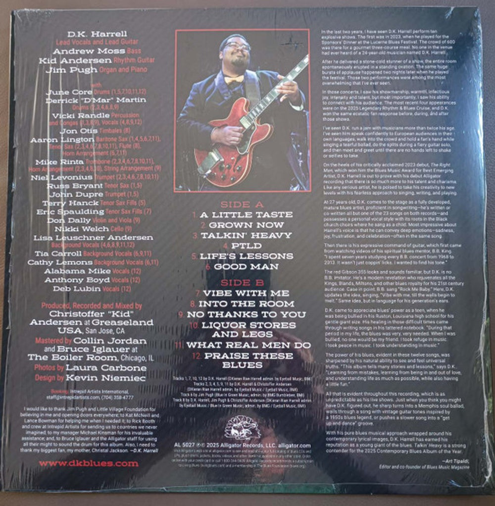 D.K Harrell – Talkin' Heavy (LP Vinyl)