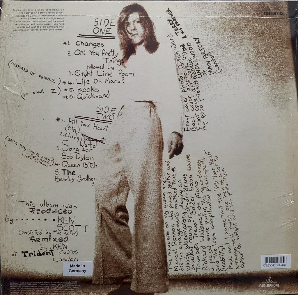 David Bowie – Hunky Dory (LP Vinyl)