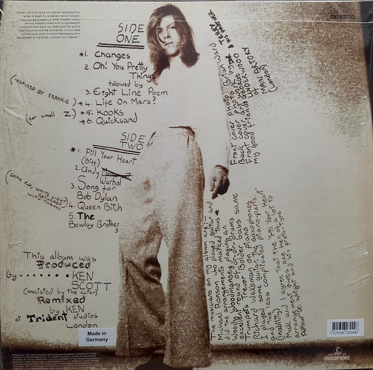 David Bowie – Hunky Dory (LP Vinyl)