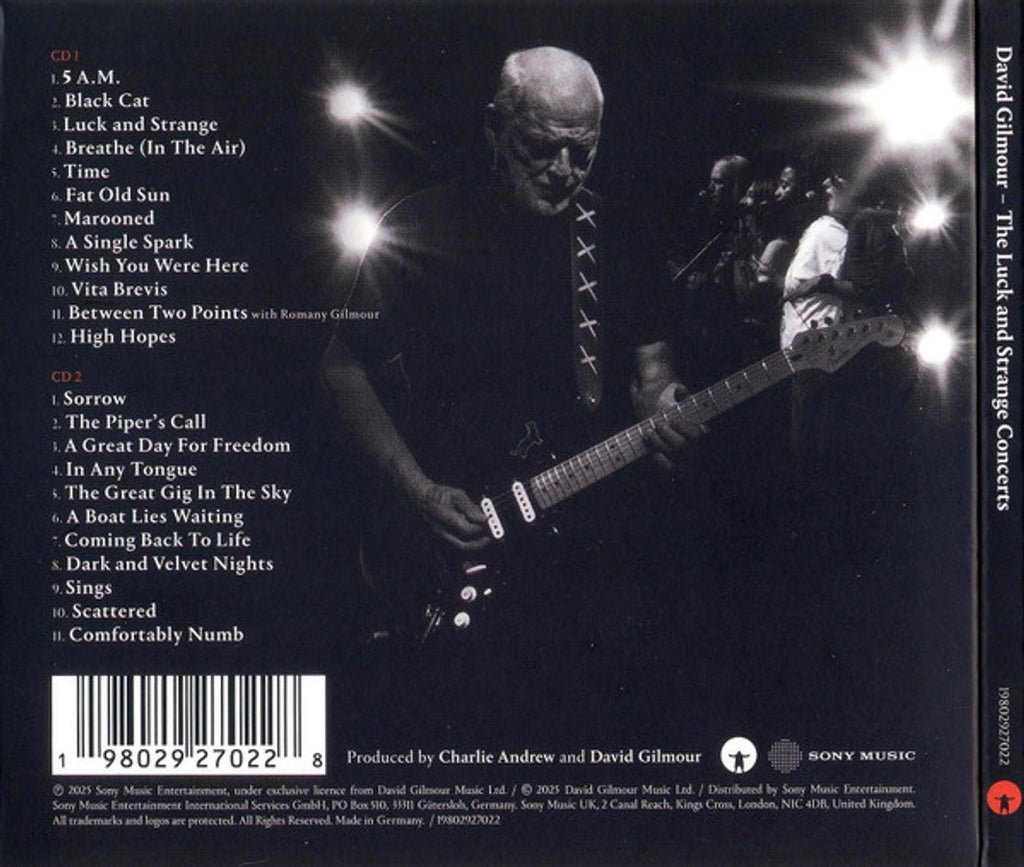 David Gilmour – The Luck And Strange Concerts (2-CD)