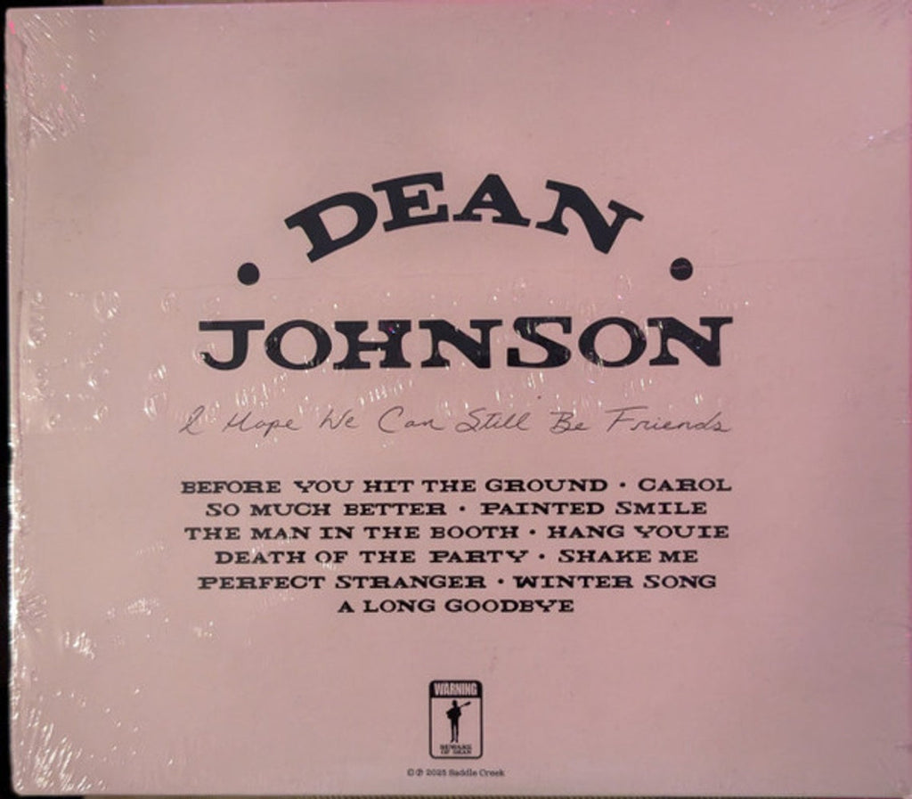 Dean Johnson – I Hope We Can Still Be Friends (CD)