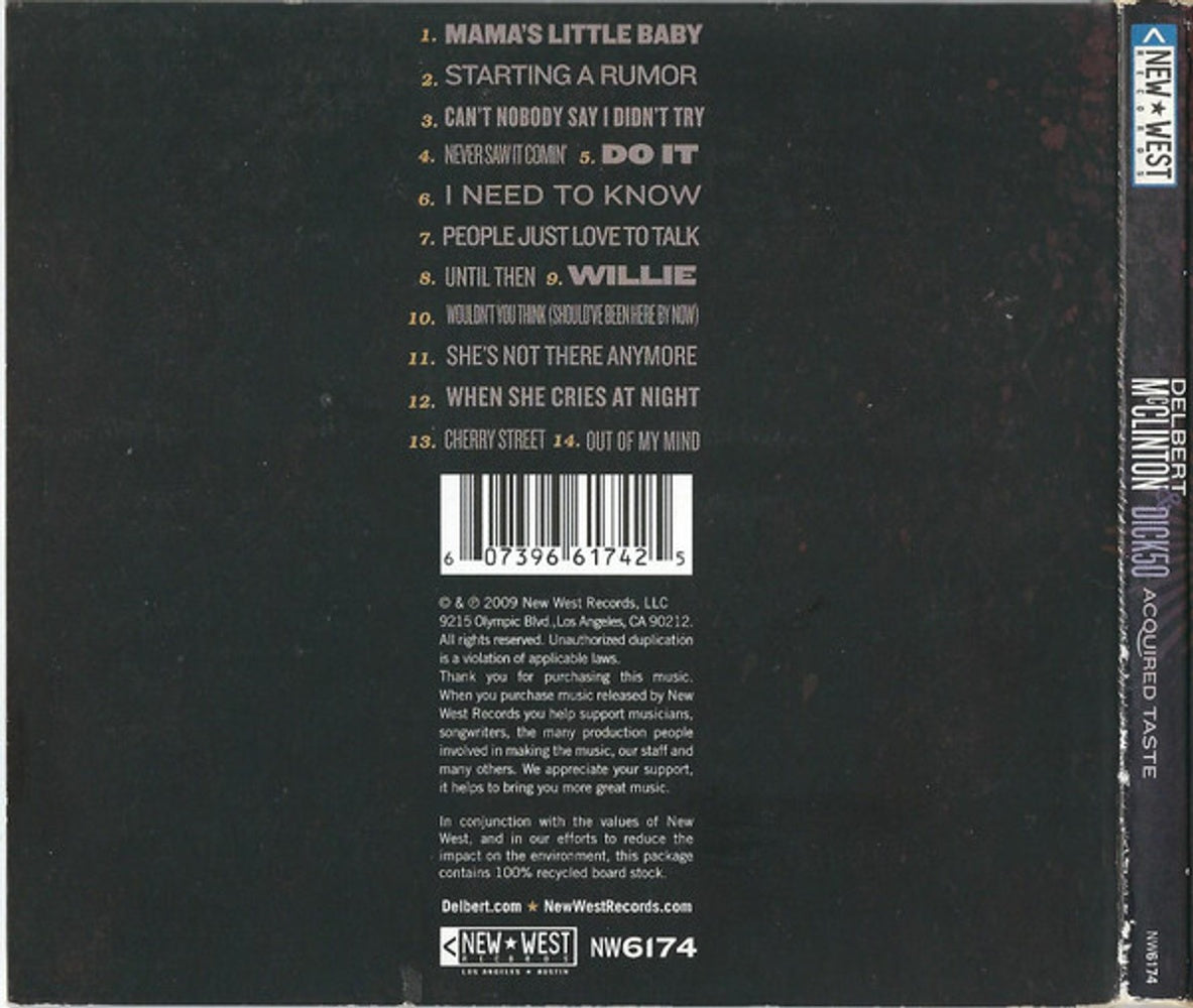 Delbert McClinton – Acquired Taste (CD)