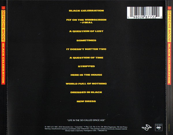 Depeche Mode – Black Celebration (CD)