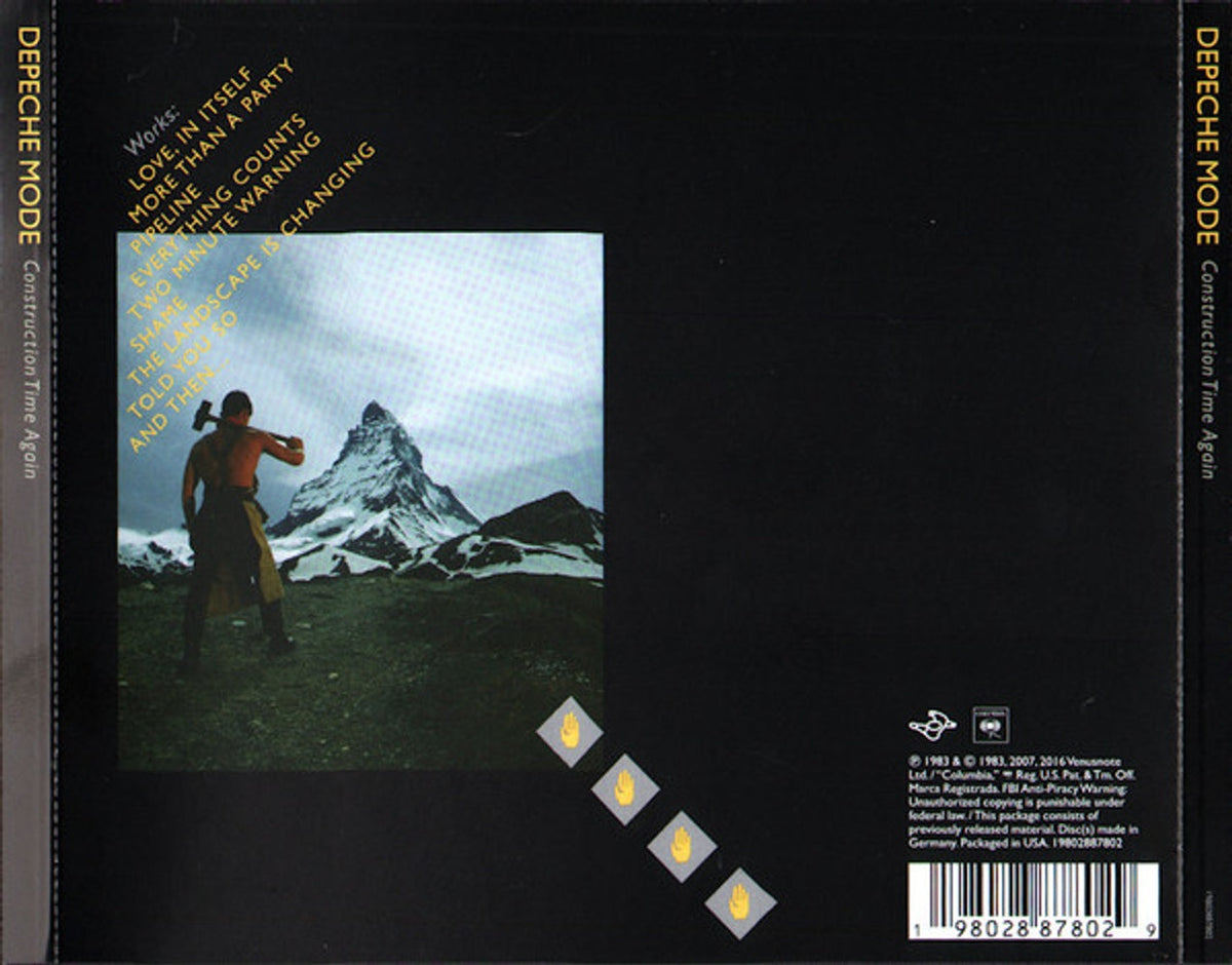 Depeche Mode – Construction Time Again (CD)