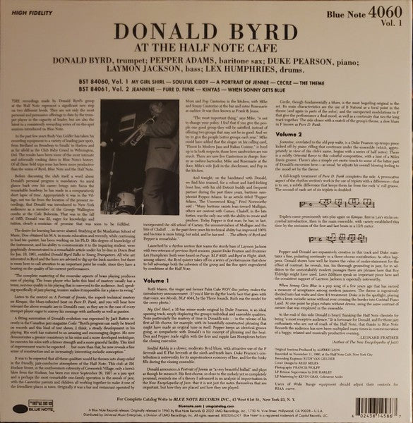 Donald Byrd – Jazz at the Waterfront (LP Vinyl)