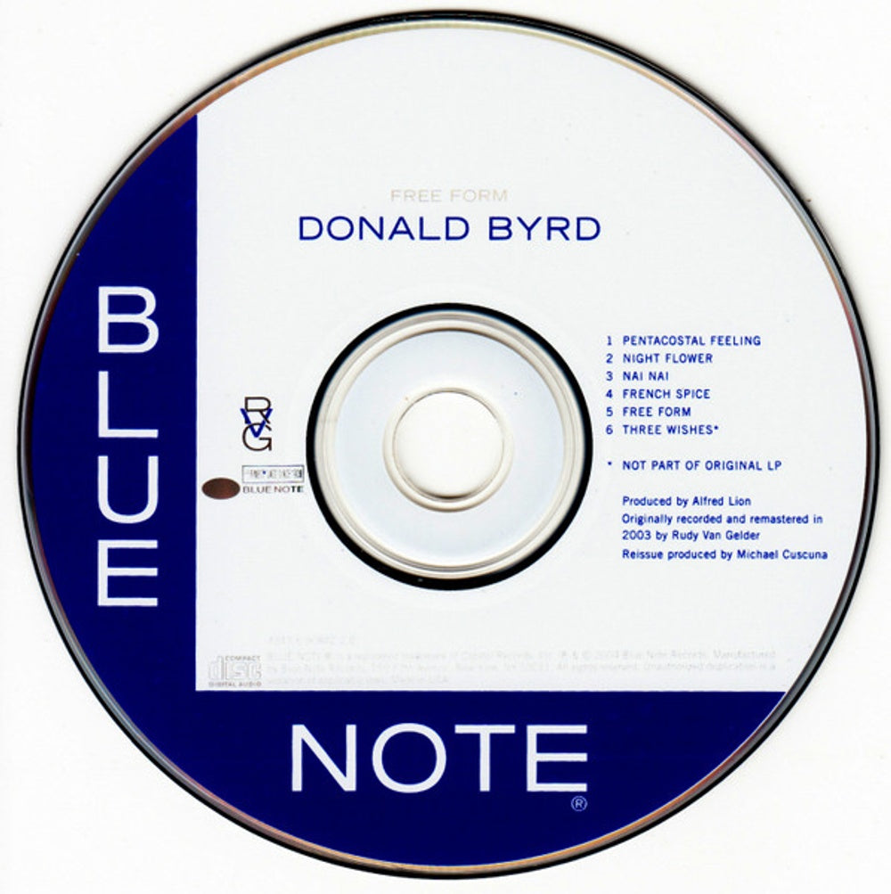 Donald Byrd – Free Form (CD)