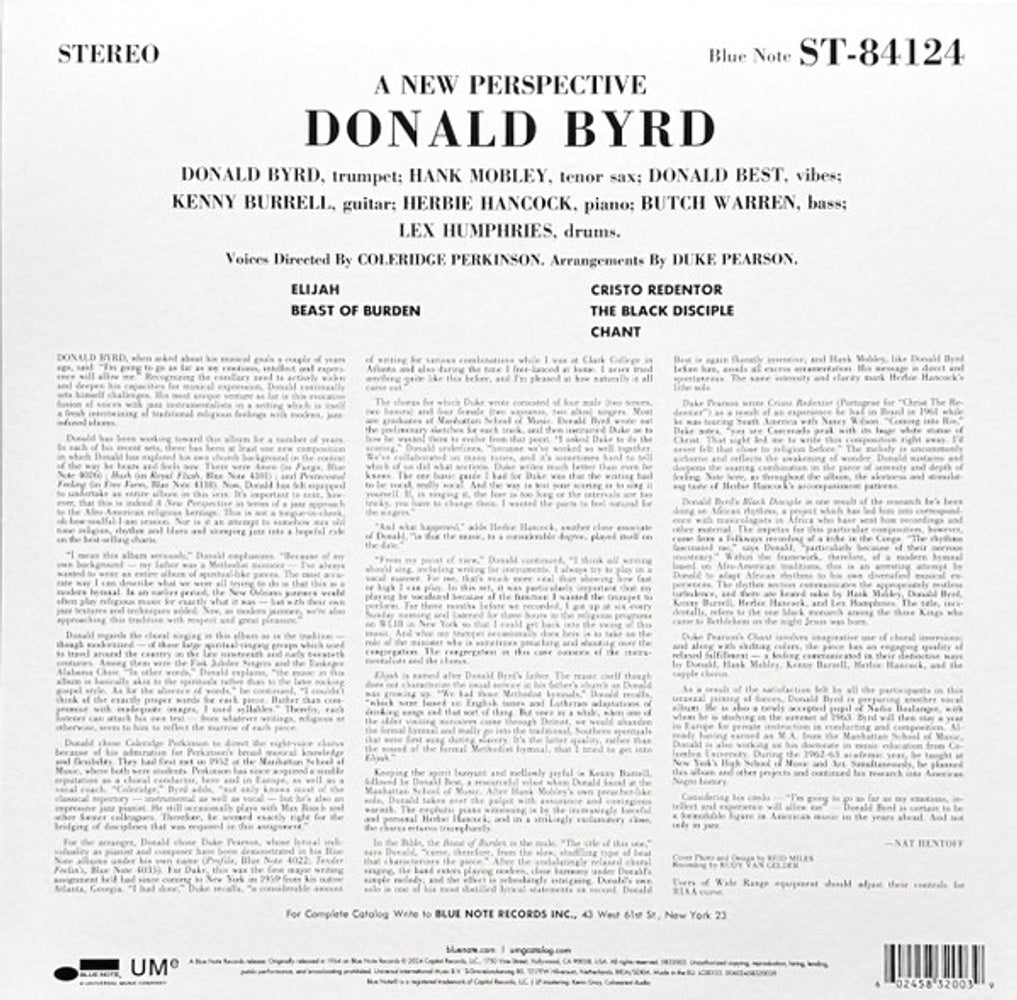 Donald Byrd – New Perspective (LP Vinyl)