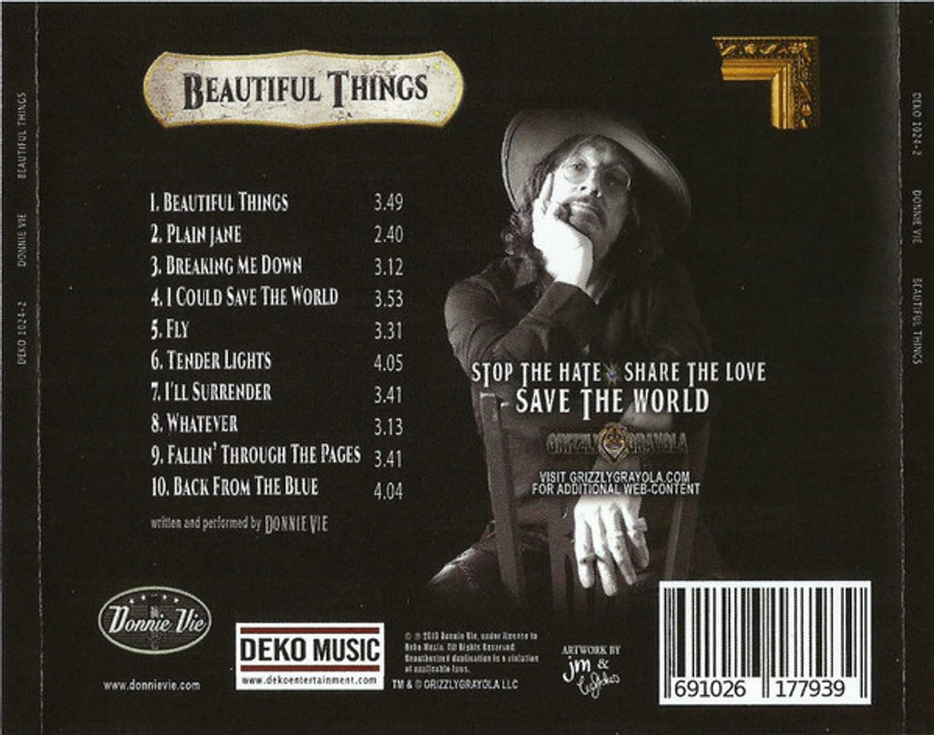 Donnie Vie – Beautiful Things (CD)